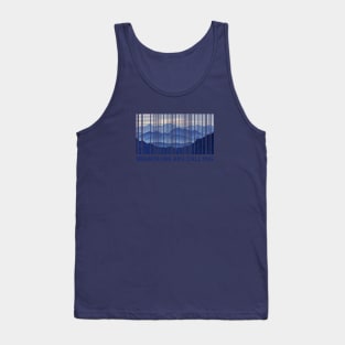 Mountains are calling and I must go barcode Tank Top